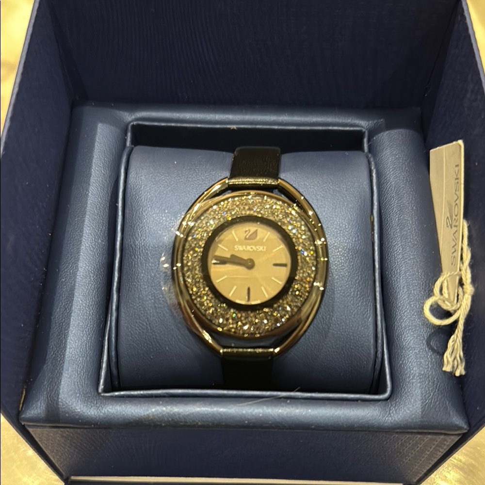 Swarovski Crystalline Black Watch